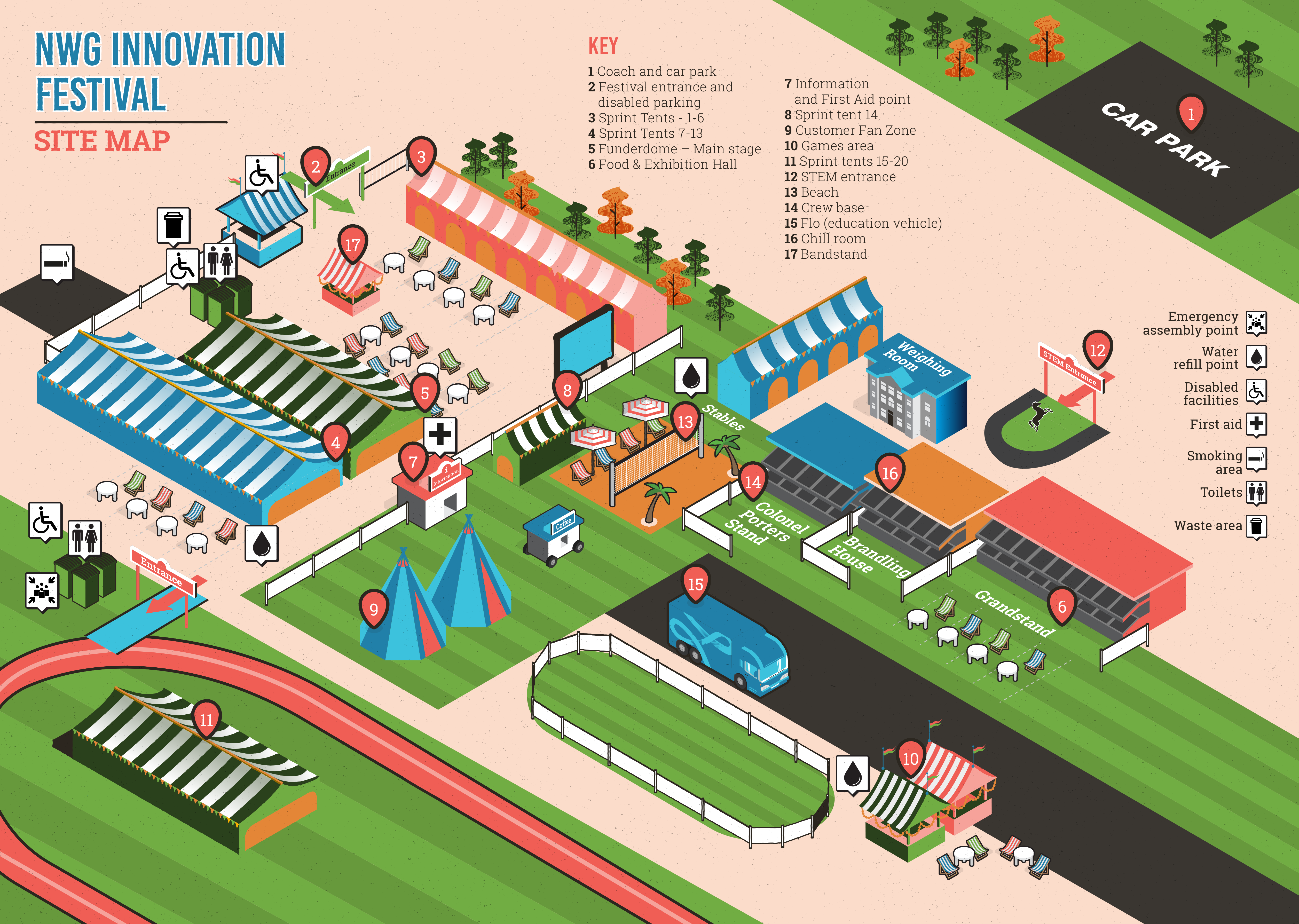 Innovation Festival map 2023