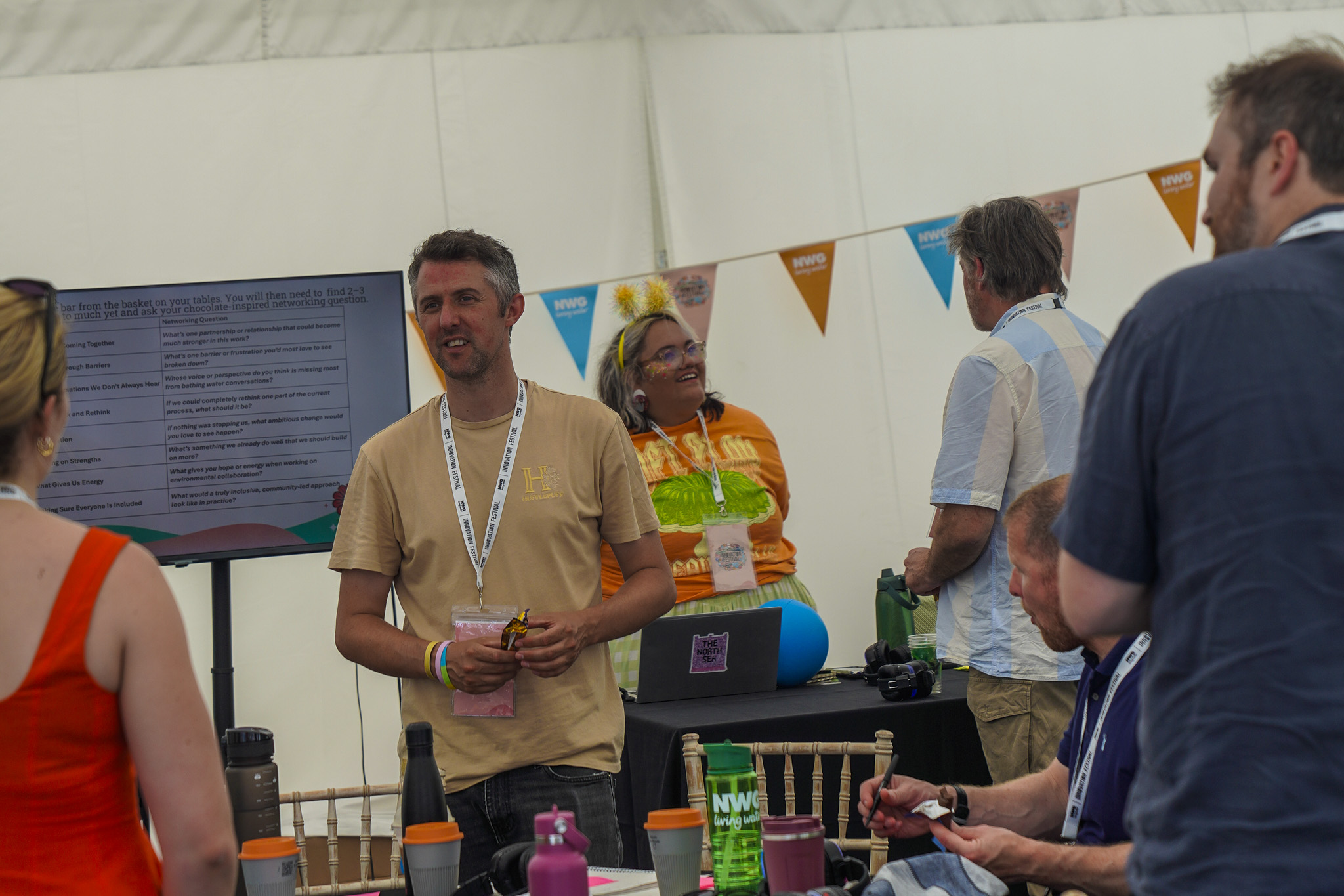 Innovation Festival 2026 - delegates within Sprint tent
